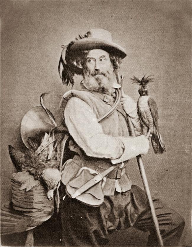  Falconer, 1857  Photographer: William Lake Price, England 
